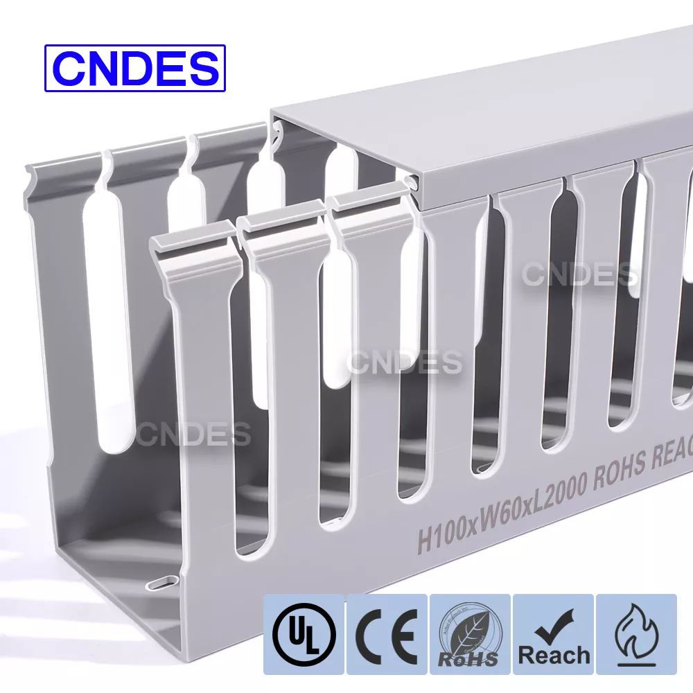 इलेक्ट्रिकल प्यानलहरूको लागि 100×60 PVC डक्ट