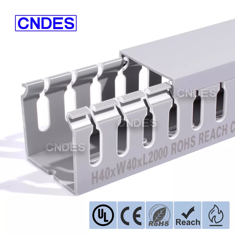 40×40 PVC वायरिङ डक्ट कभर सहित